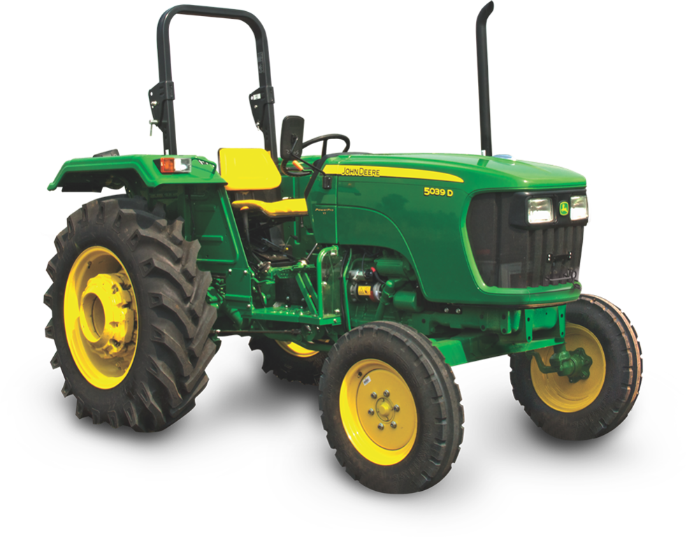 John Deere 5039D tractor features among 41 to 50 HP range of tractors . The John Deere Tractor 5039D has an advanced 2100rpm and 1600 kgf lifting capacity
